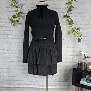 WOMEN'S  ZARA SLIM SWEATER BLACK L